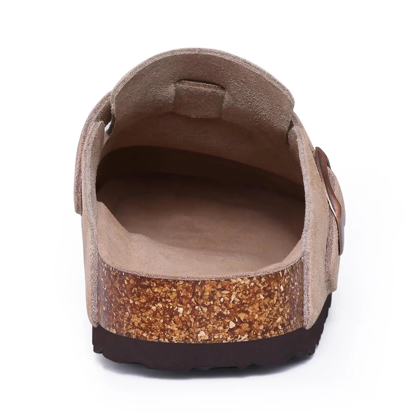Suede Clogs Women Classic Cork Slippers Female House Flat Slippers Slip-On Outdoor Clogs Beach Slides Cork Mules Men